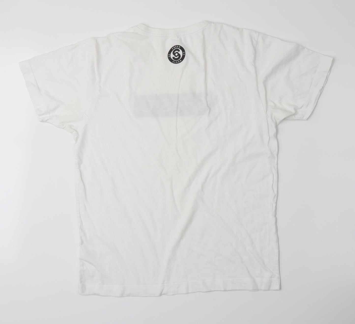 Continental Womens White   Basic T-Shirt Size L