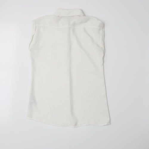 Atmosphere Womens White   Basic Button-Up Size 8