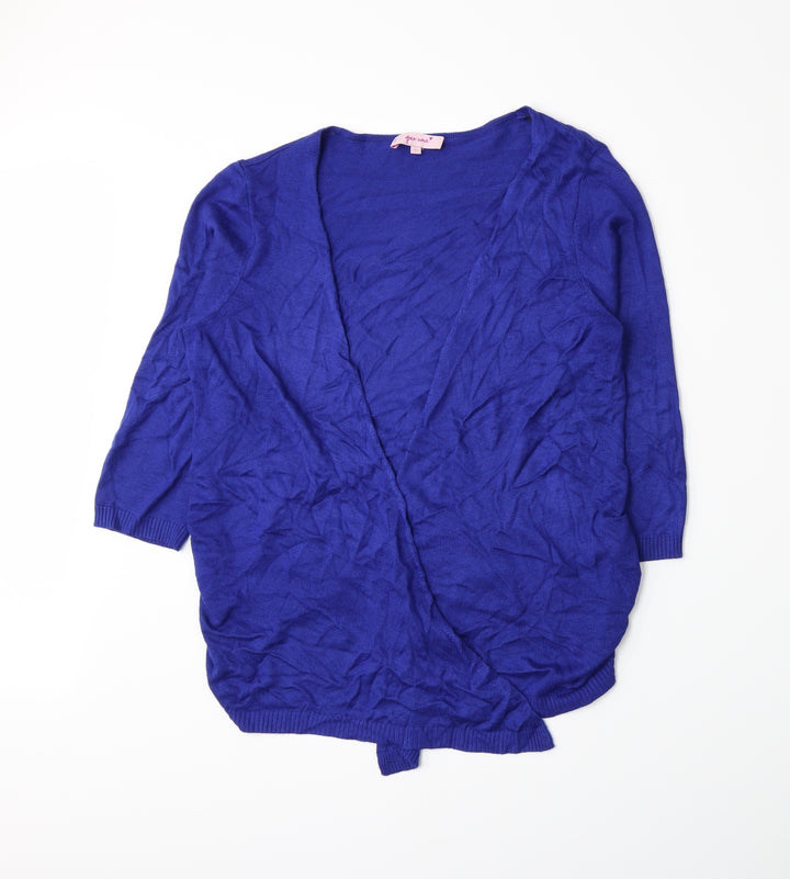 Per Una Womens Blue Cardigan Jumper Size 12
