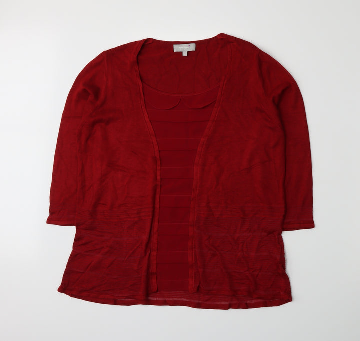 Per Una Womens Red   Pullover Jumper Size 16  -