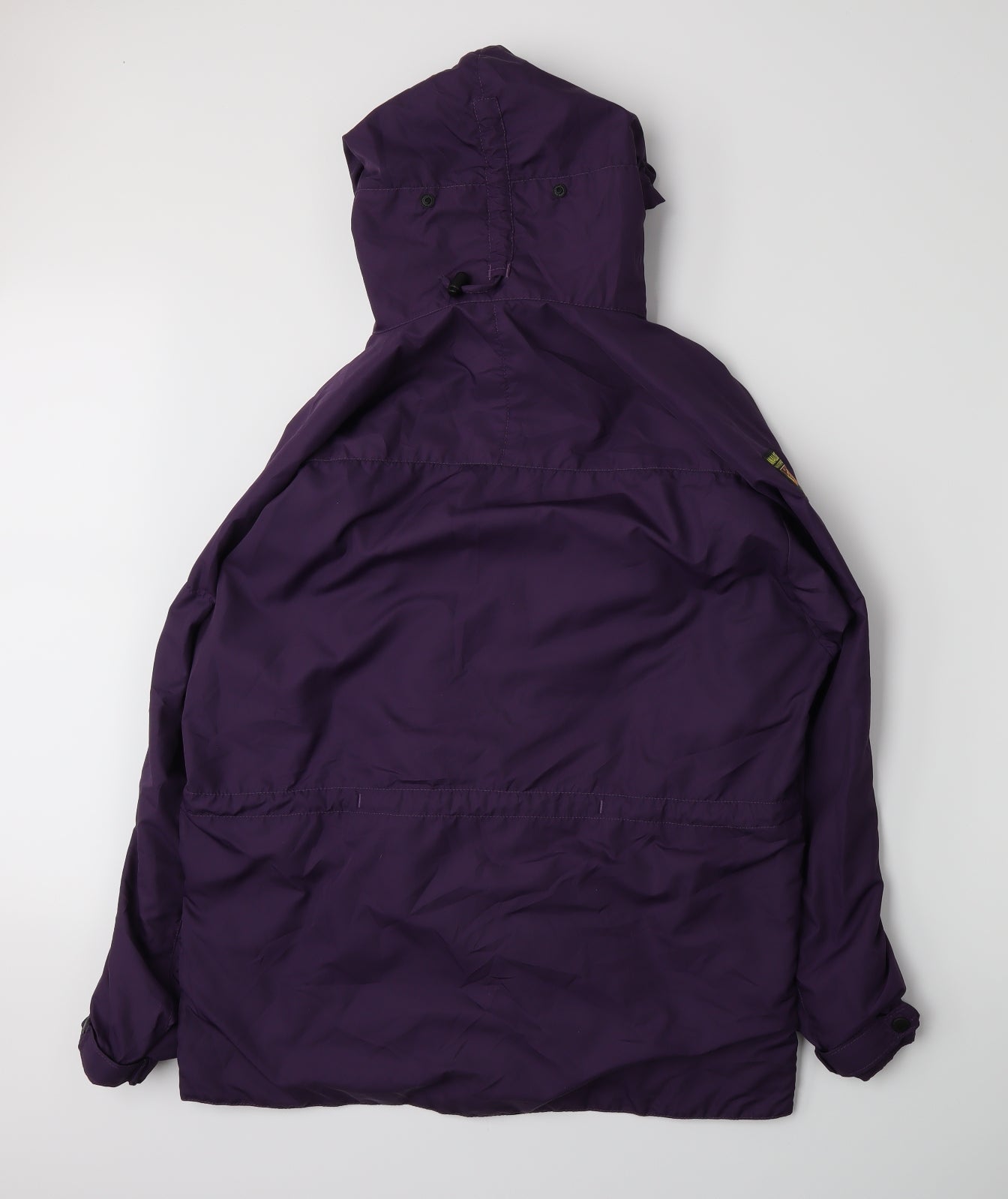 Analogy Mens Purple  Rayon Anorak Coat Size S
