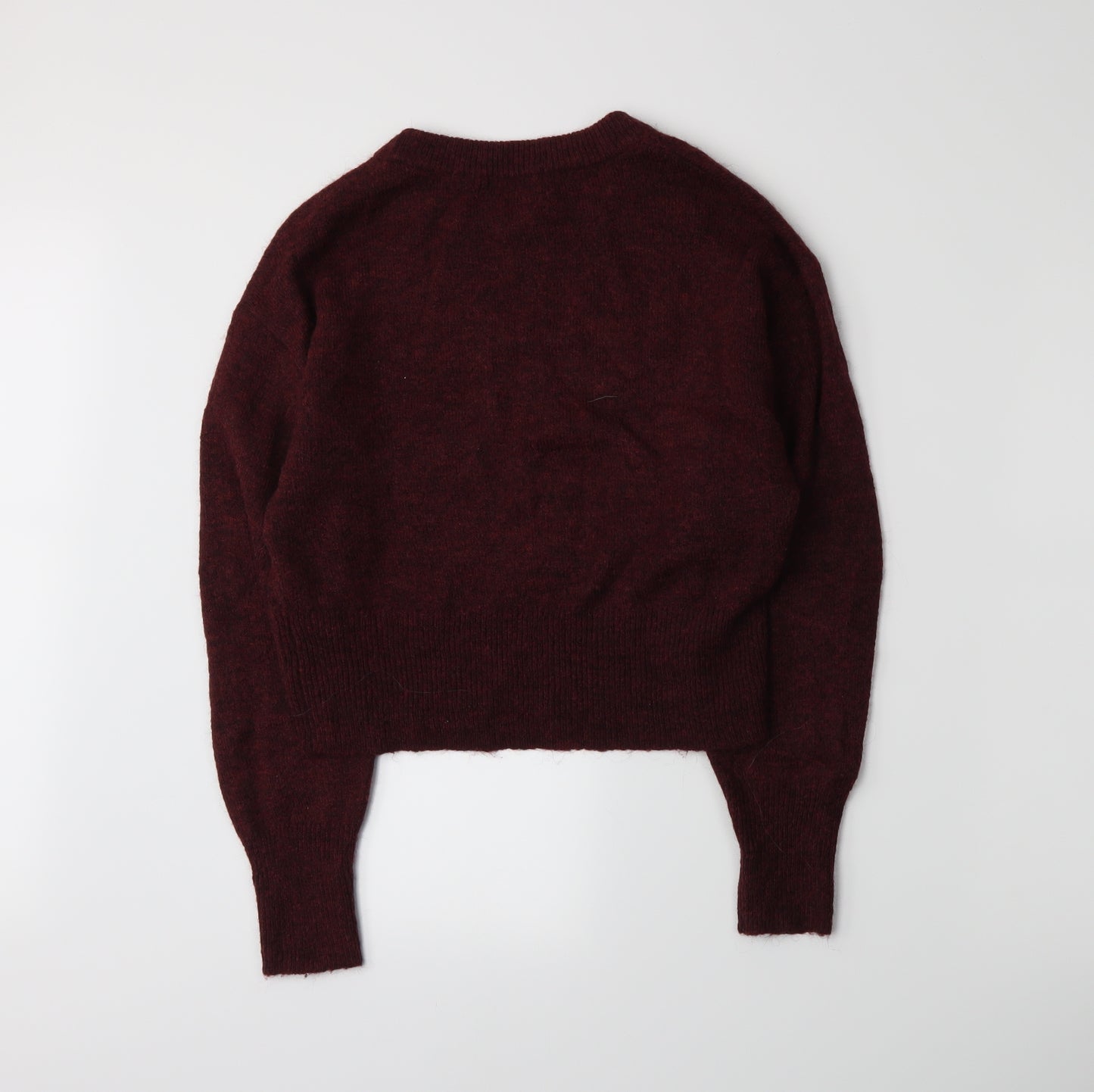 New Look Womens Red  Knit Pullover Jumper Size S