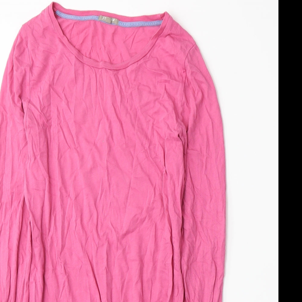 Jigsaw Womens Pink   Basic T-Shirt Size M