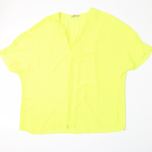 TU Womens Yellow   Basic T-Shirt Size 18