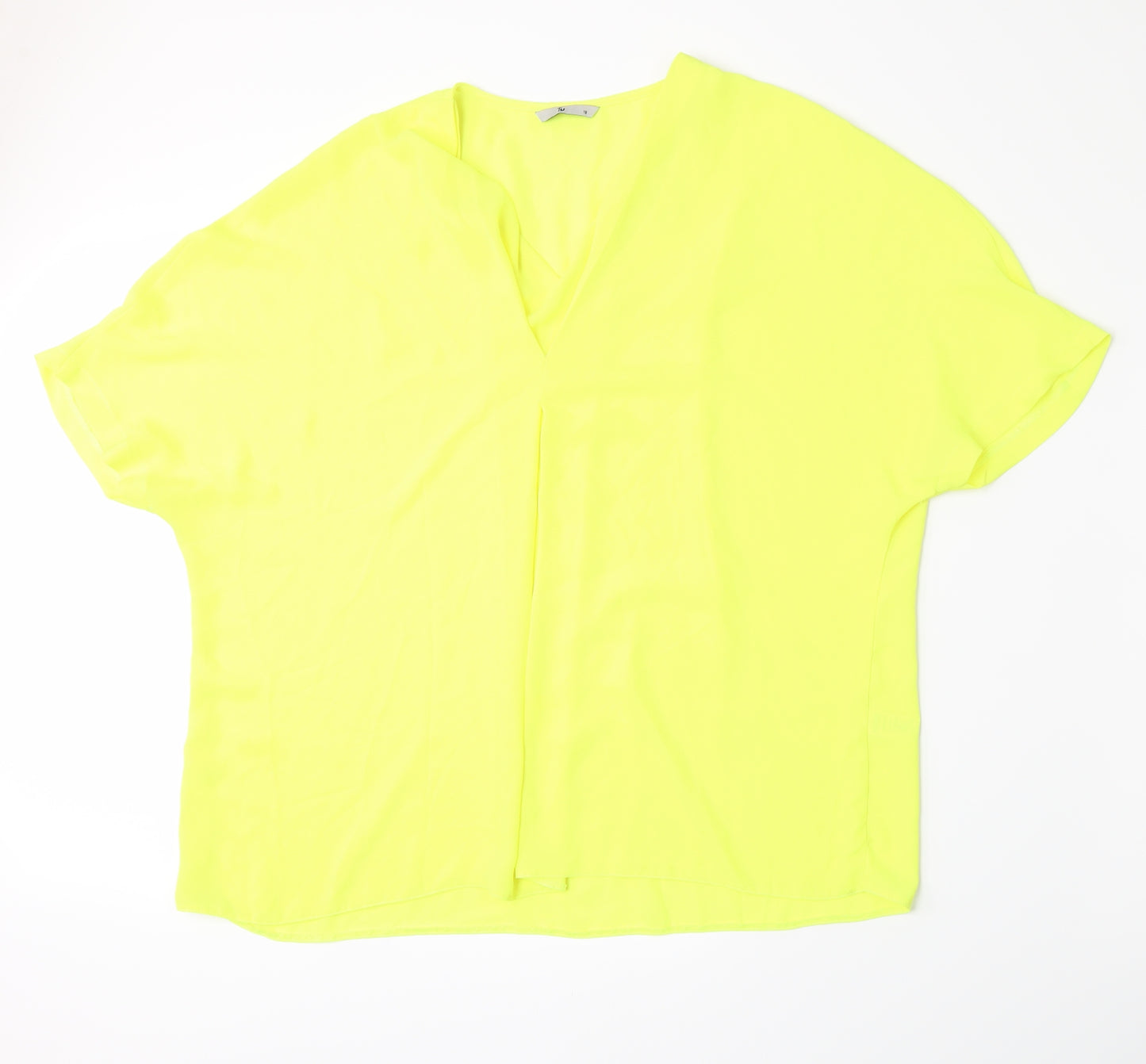 TU Womens Yellow   Basic T-Shirt Size 18