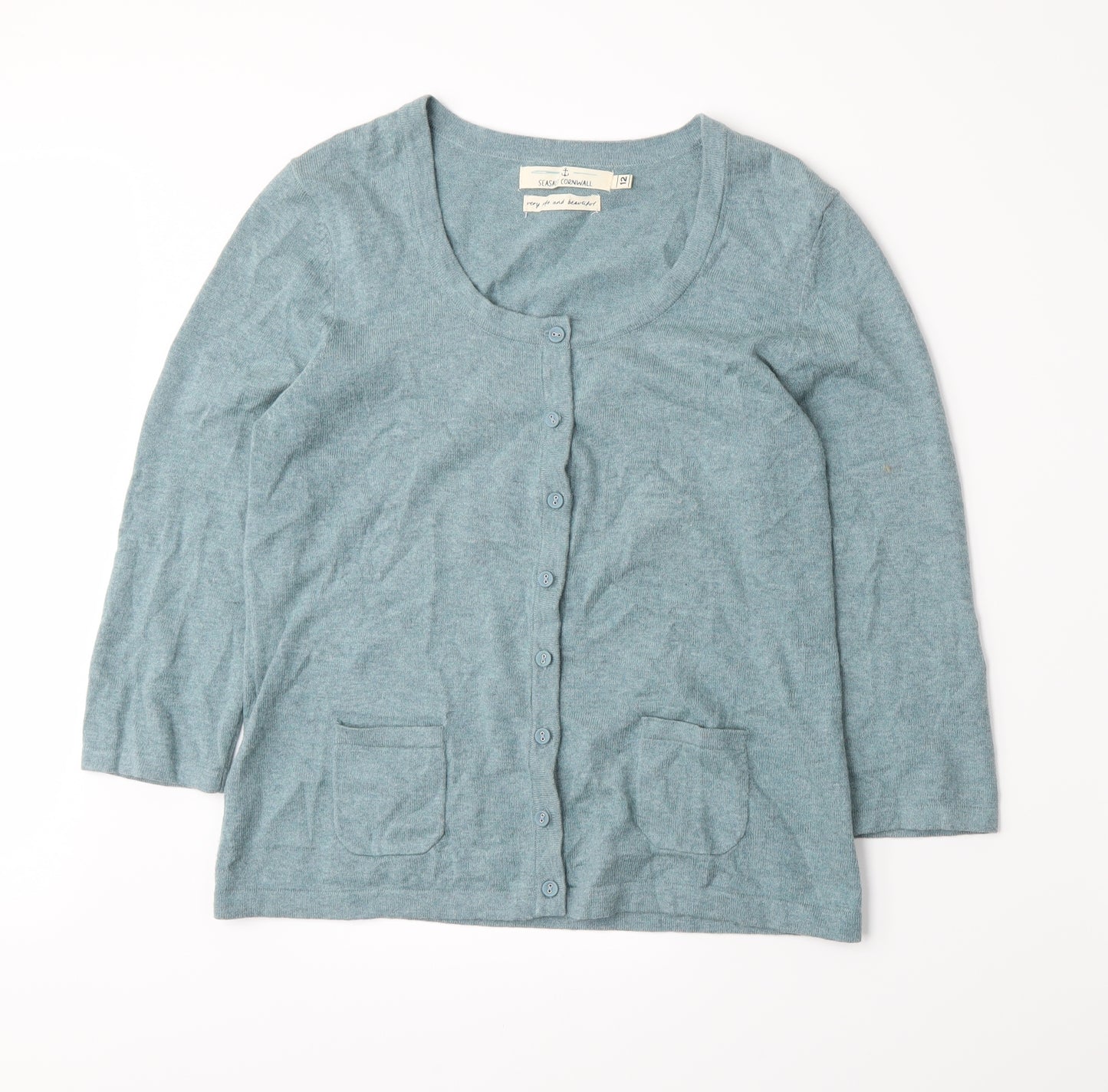 Seasalt Womens Blue   Cardigan Jumper Size 12