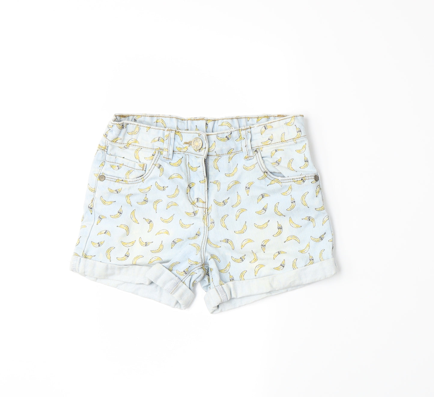 TU Girls Blue  Denim Hot Pants Shorts Size 8 Years