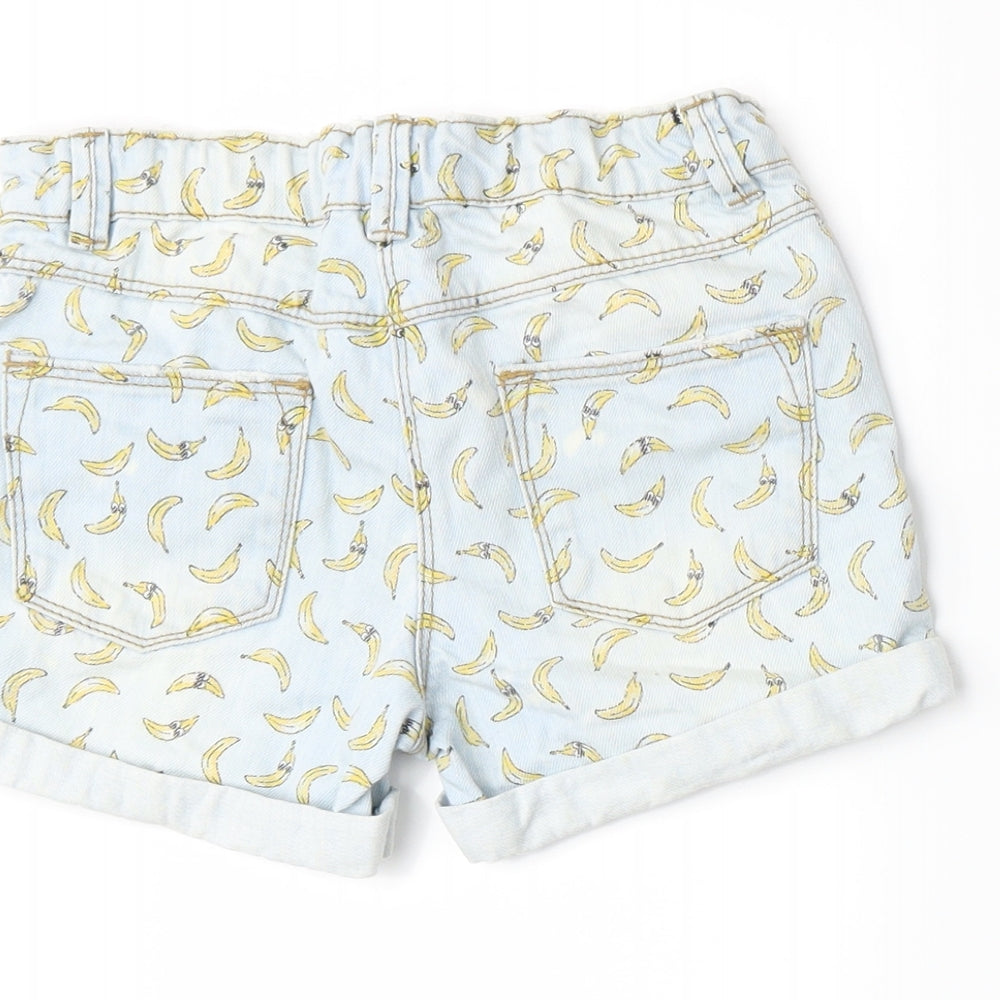 TU Girls Blue  Denim Hot Pants Shorts Size 8 Years