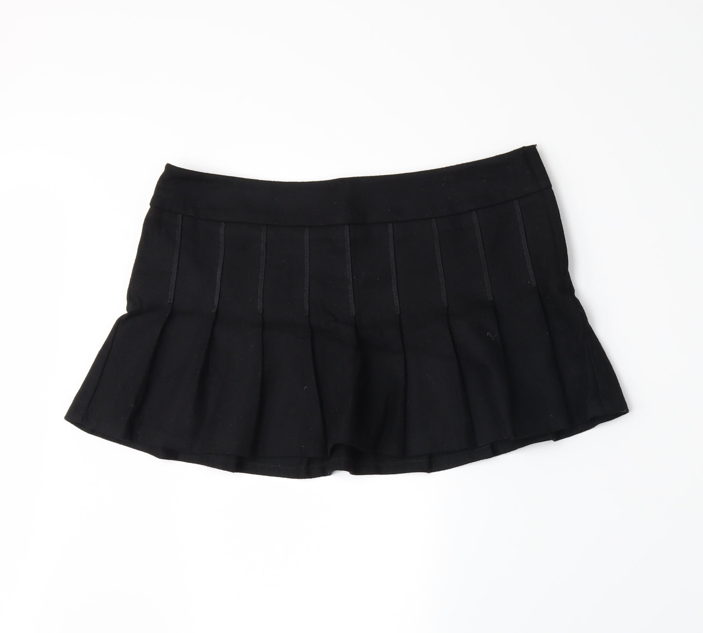 Topshop Womens Black   Skater Skirt Size 12