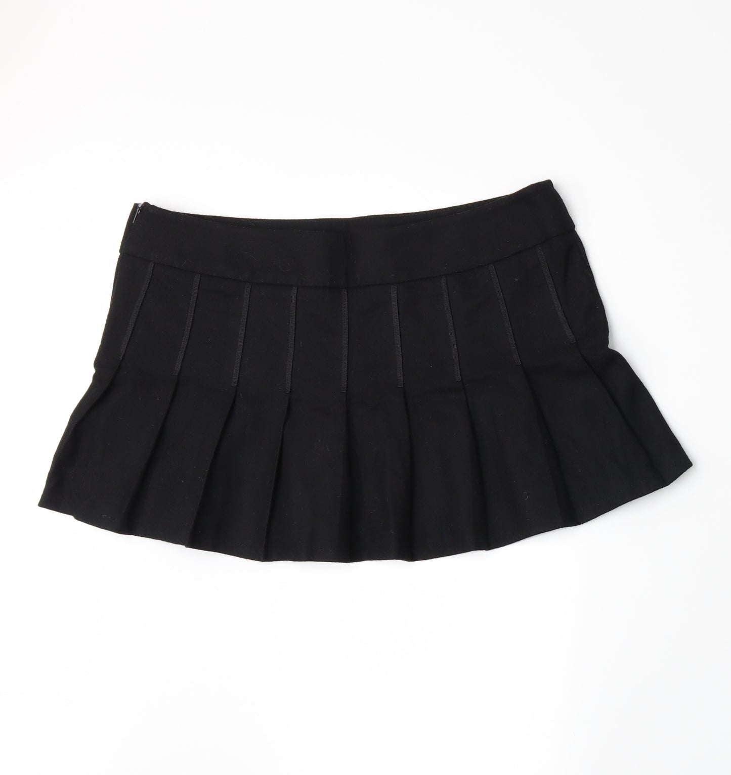 Topshop Womens Black   Skater Skirt Size 12