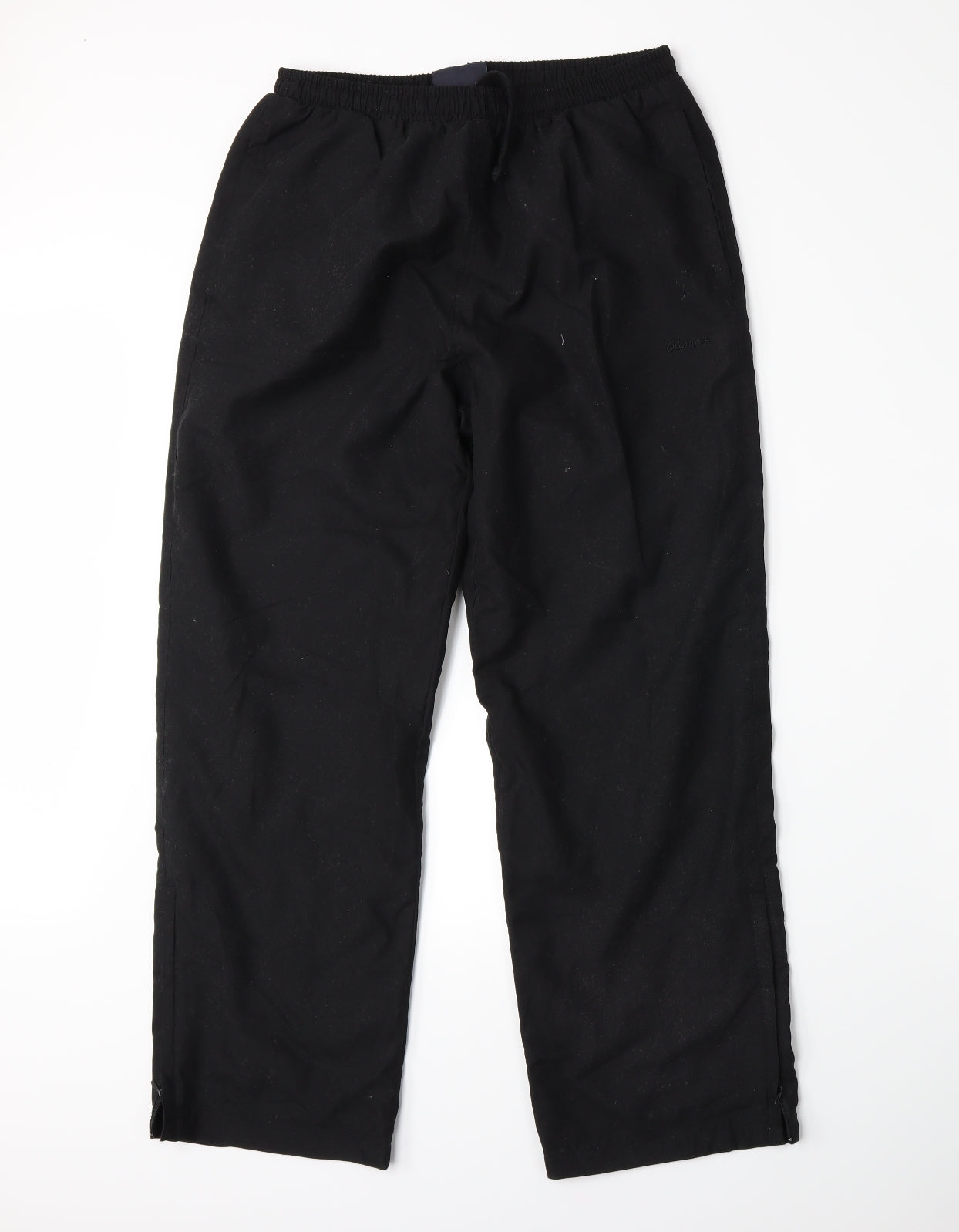 Olympus Womens Black   Sweatpants Trousers Size 12 L27 in