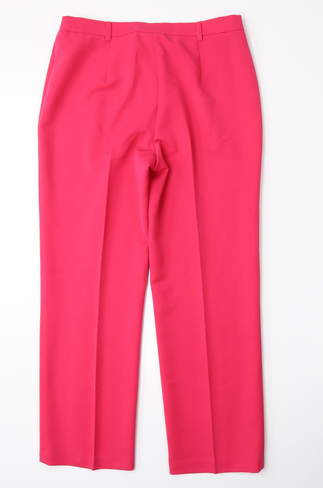 Artigiano Womens Pink   Trousers  Size 16 L27 in