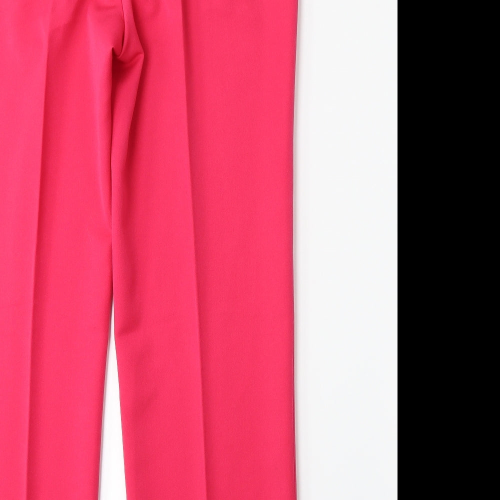 Artigiano Womens Pink   Trousers  Size 16 L27 in