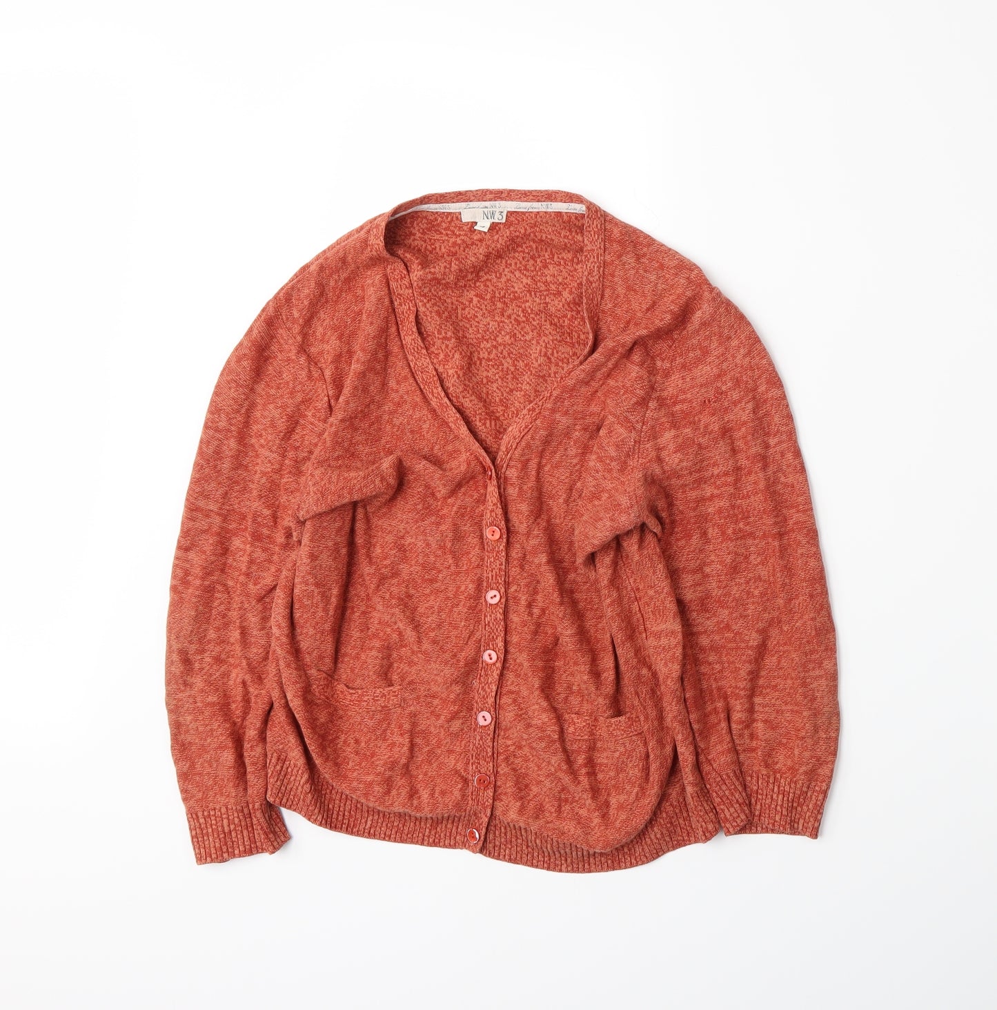 NW3 Womens Orange   Cardigan Jumper Size 12