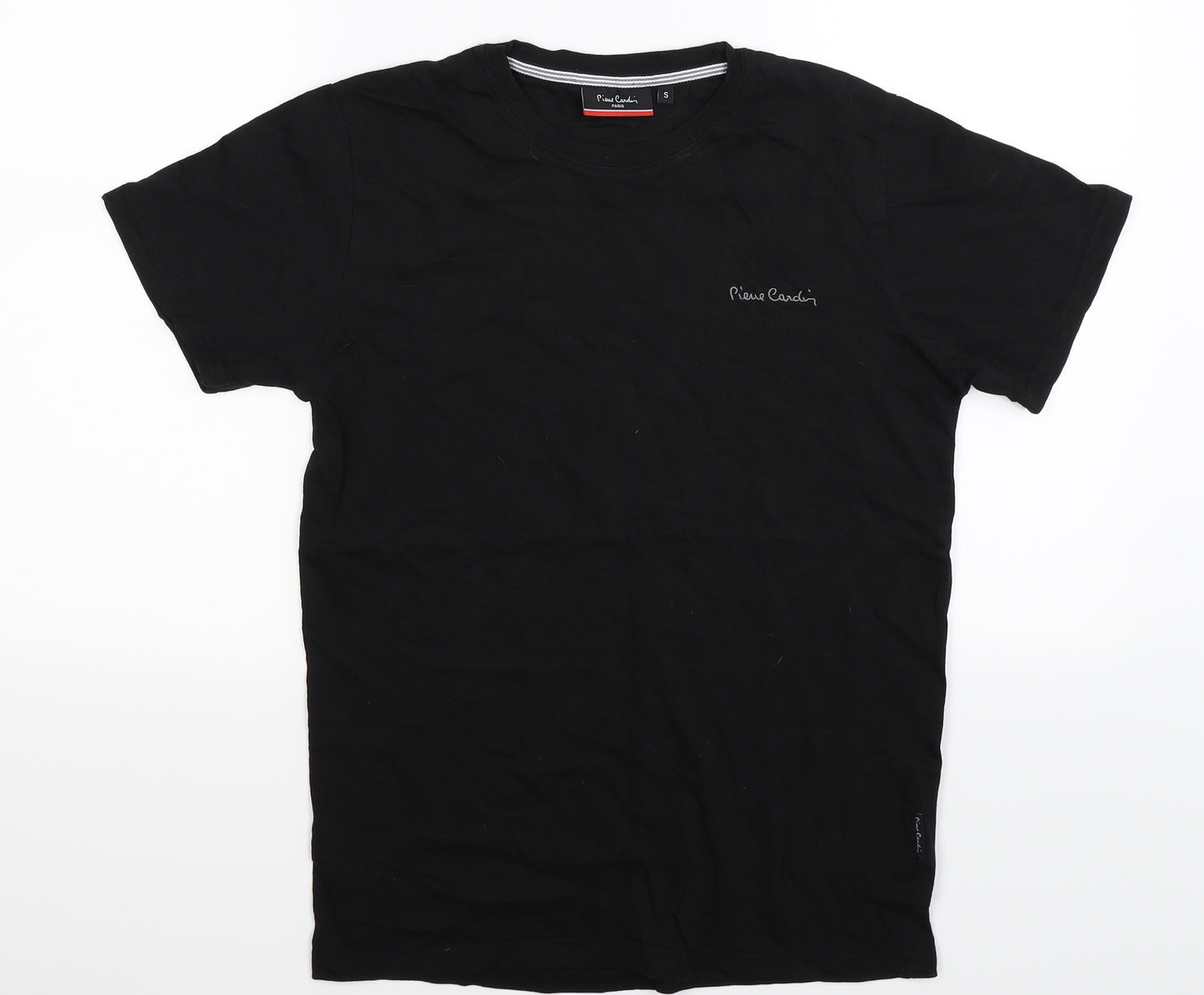 Pierre Cardin Mens Black    T-Shirt Size S