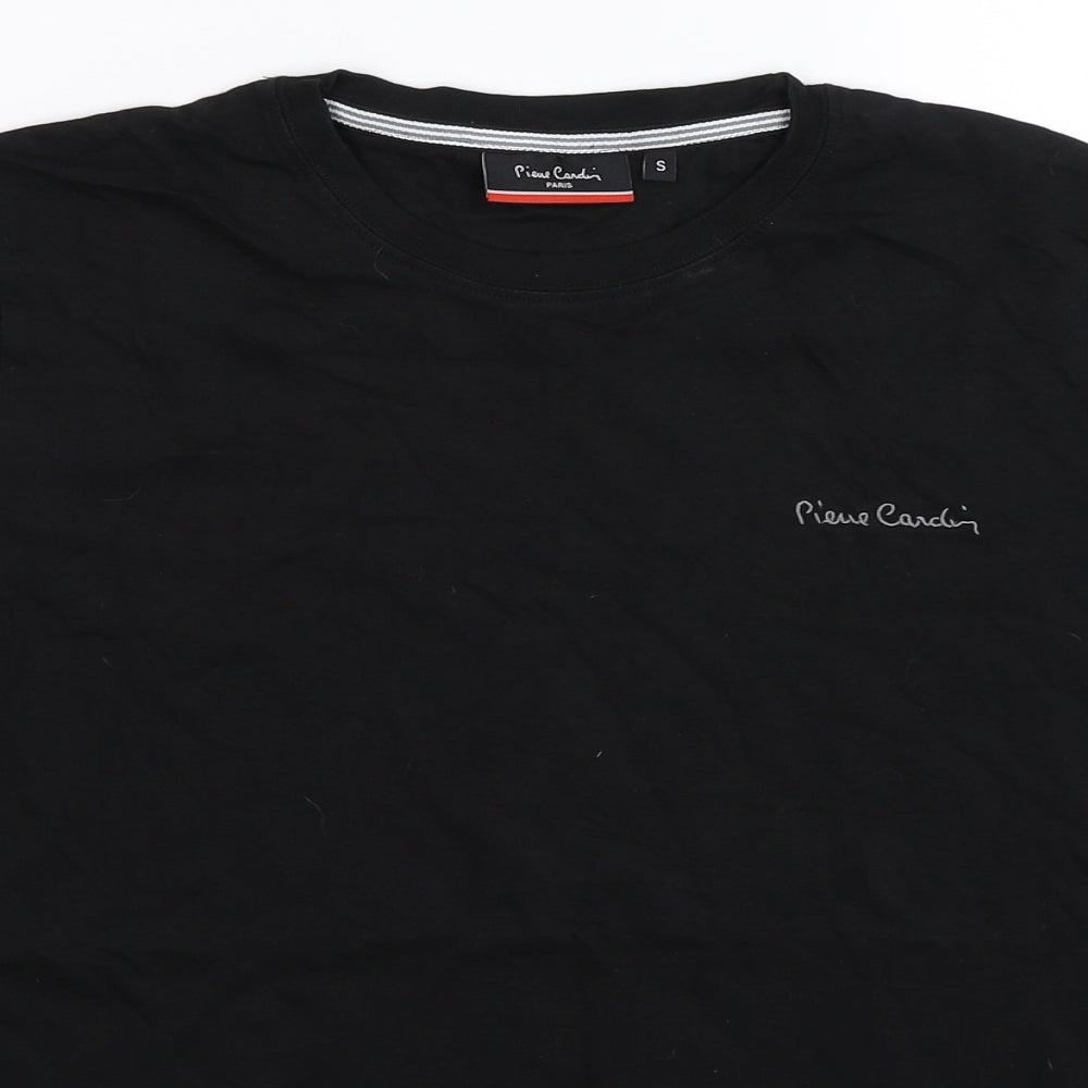Pierre Cardin Mens Black    T-Shirt Size S