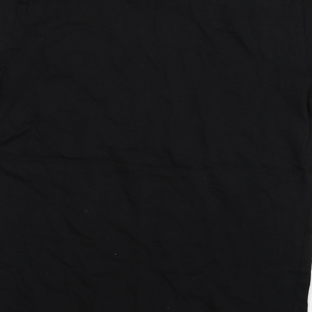 Pierre Cardin Mens Black    T-Shirt Size S