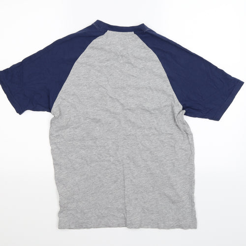 Hot Tuna Mens Grey Colourblock   T-Shirt Size S