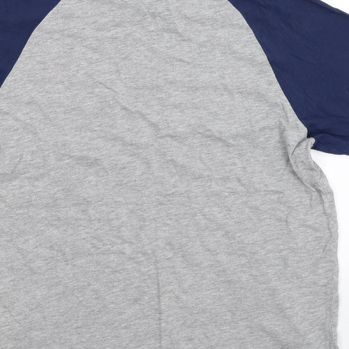Hot Tuna Mens Grey Colourblock   T-Shirt Size S