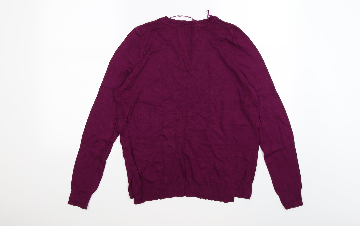 George Womens Purple  Knit  Jumper Size 14  - stars
