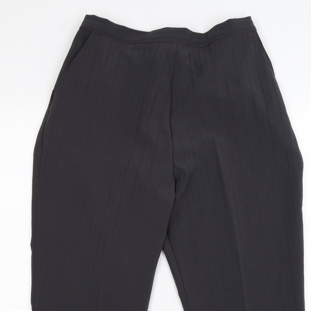Preworn Womens Grey Striped  Trousers  Size 20 L25 in