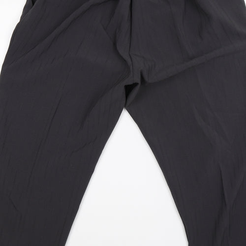 Preworn Womens Grey Striped  Trousers  Size 20 L25 in