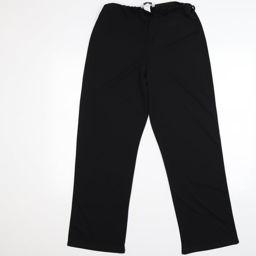 New Look Womens Black   Trousers  Size 16 L26 in