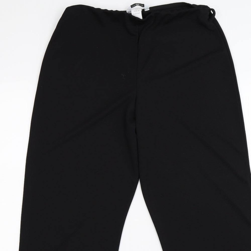 New Look Womens Black   Trousers  Size 16 L26 in