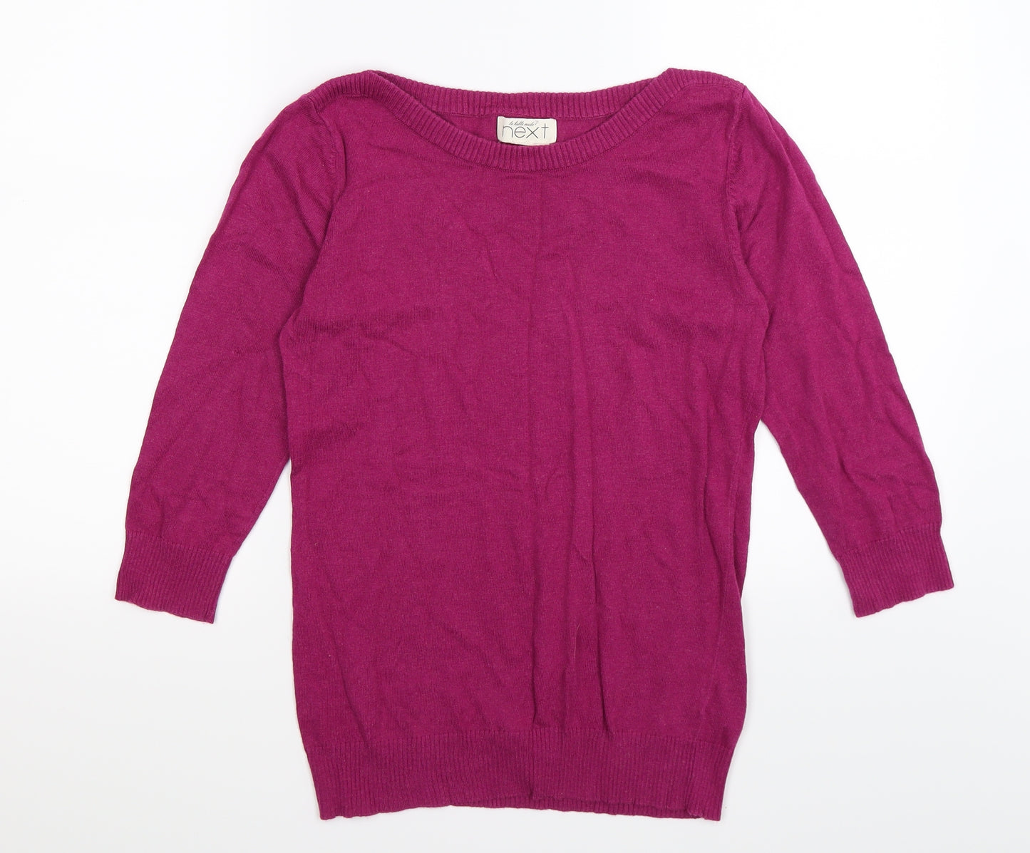 NEXT Womens Pink  Knit Pullover Jumper Size 10