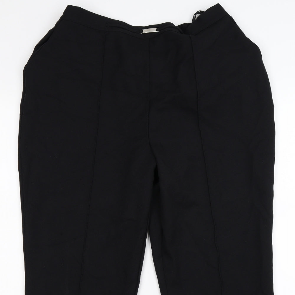 Papaya Womens Black   Trousers  Size 16 L26 in