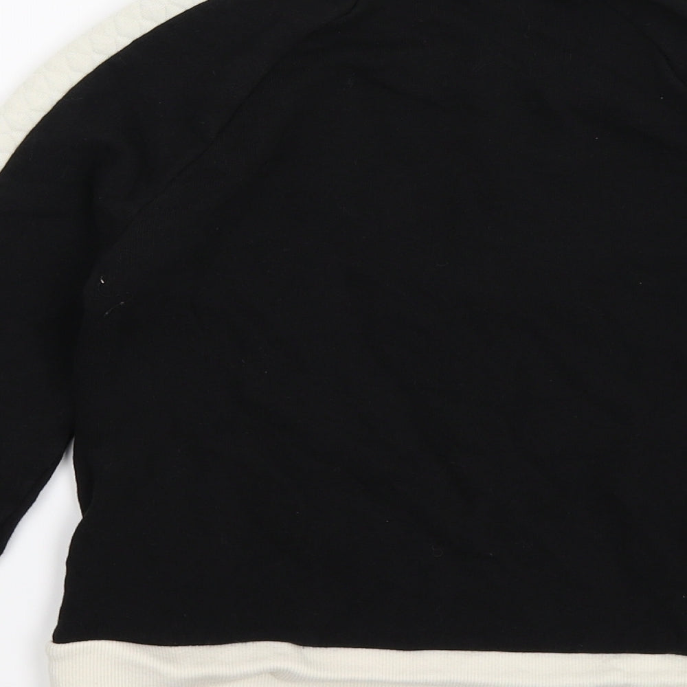 George Girls Black  Jersey Pullover Sweatshirt Size 9-10 Years  - LION