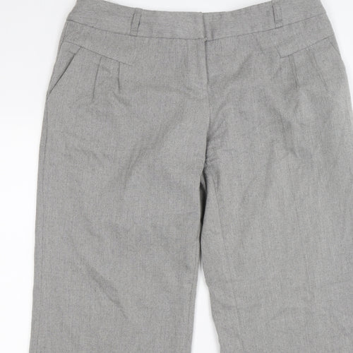 Rocha John Rocha Womens Grey  Knit Trousers  Size 14 L29 in