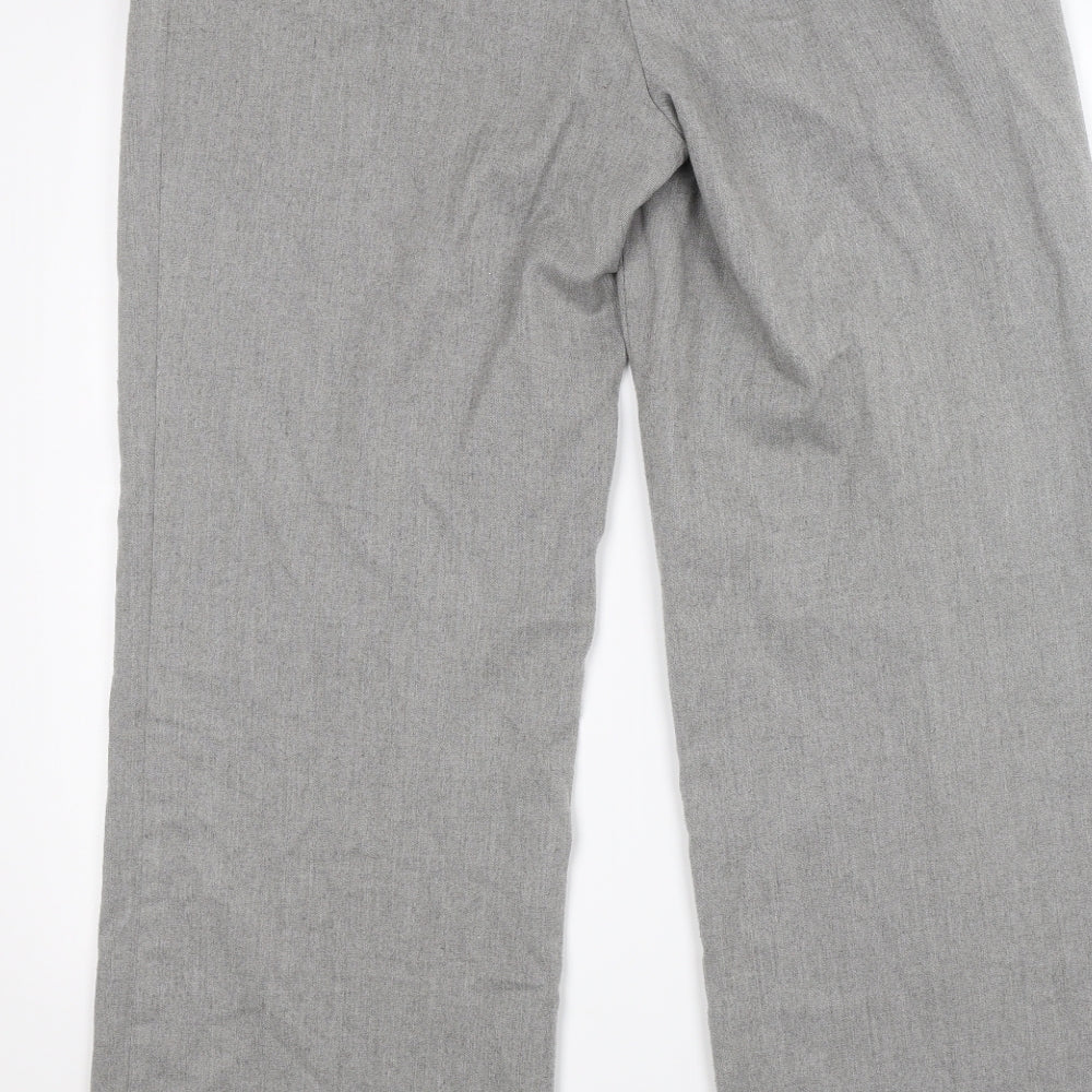 Rocha John Rocha Womens Grey  Knit Trousers  Size 14 L29 in