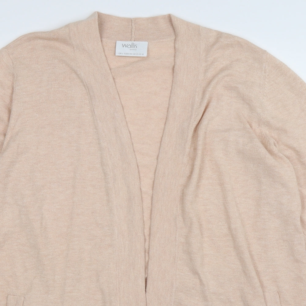 Wallis Womens Pink  Knit Cardigan Jumper Size L
