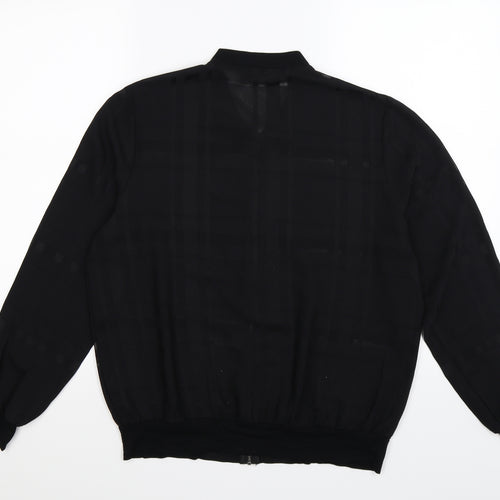 Papaya Womens Black  Chiffon Jacket  Size 14