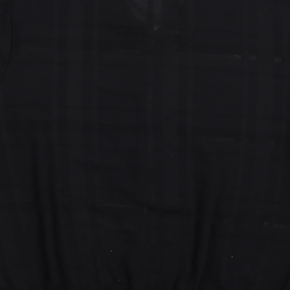 Papaya Womens Black  Chiffon Jacket  Size 14