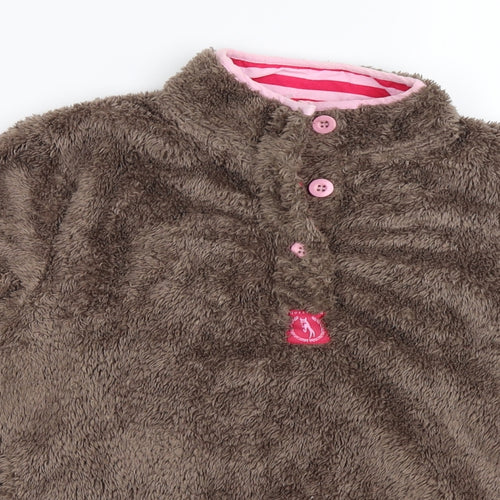 Crane Womens Brown  Fleece Jacket  Size 8
