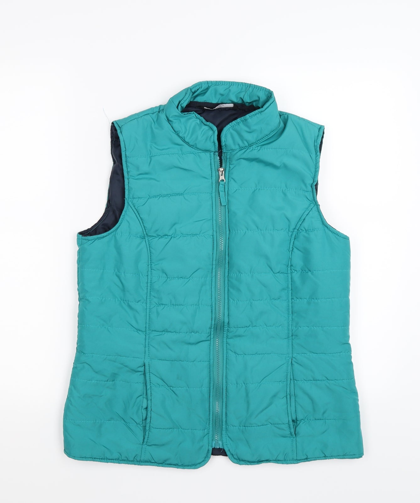 Bonmarché Womens Green   Gilet Coat Size 12