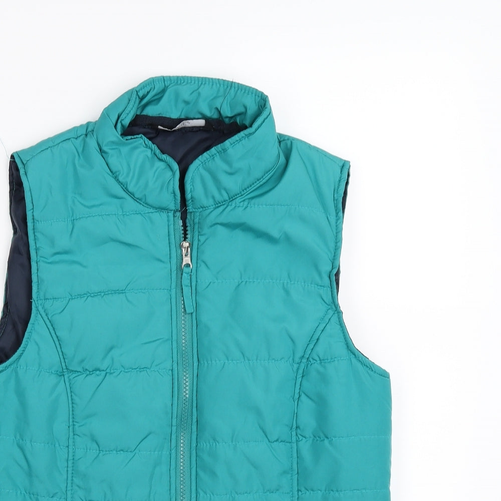 Bonmarché Womens Green   Gilet Coat Size 12