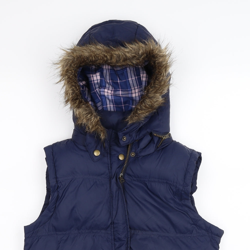 Tammy Girls Blue   Gilet Coat Size 16 Years