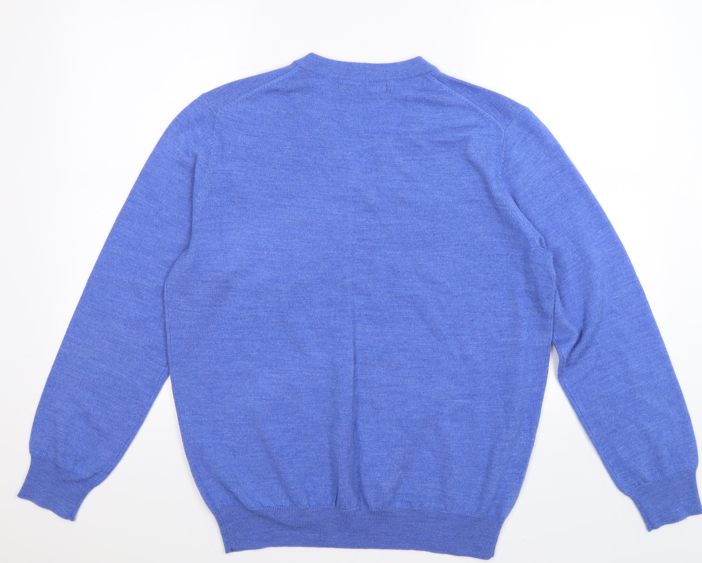Guide London Mens Blue  Knit Pullover Jumper Size L