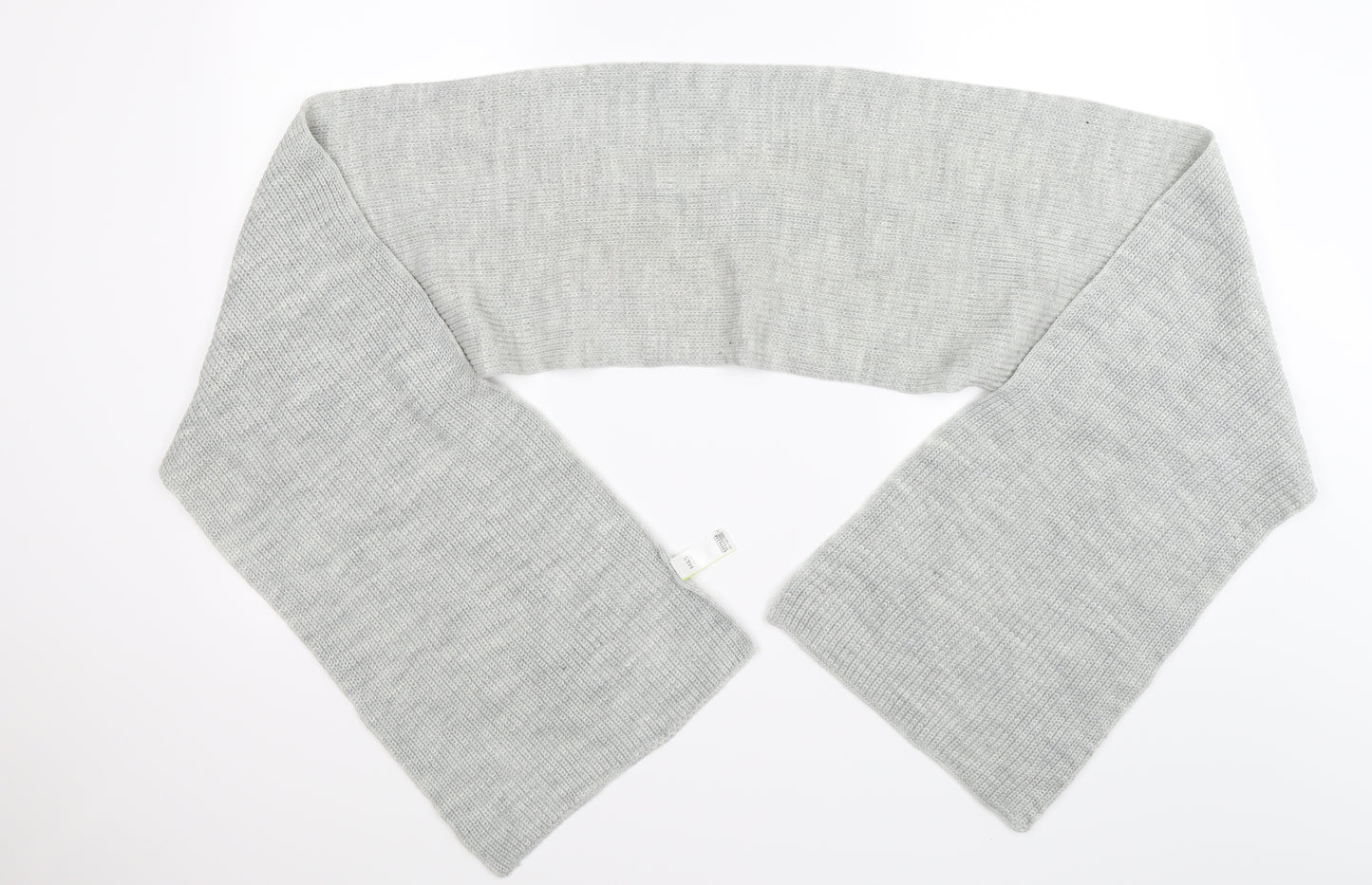 Marks and Spencer Womens Grey Striped Knit  Scarf
