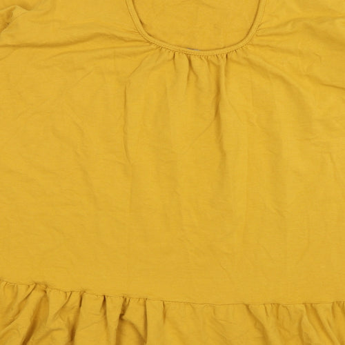 Preworn Womens Yellow  Knit Pullover Jumper Size XL