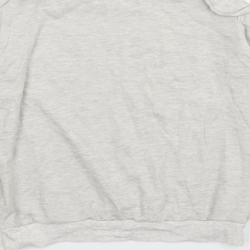 PROMESA Womens Grey  Knit Pullover Jumper Size S  - cold shoulder