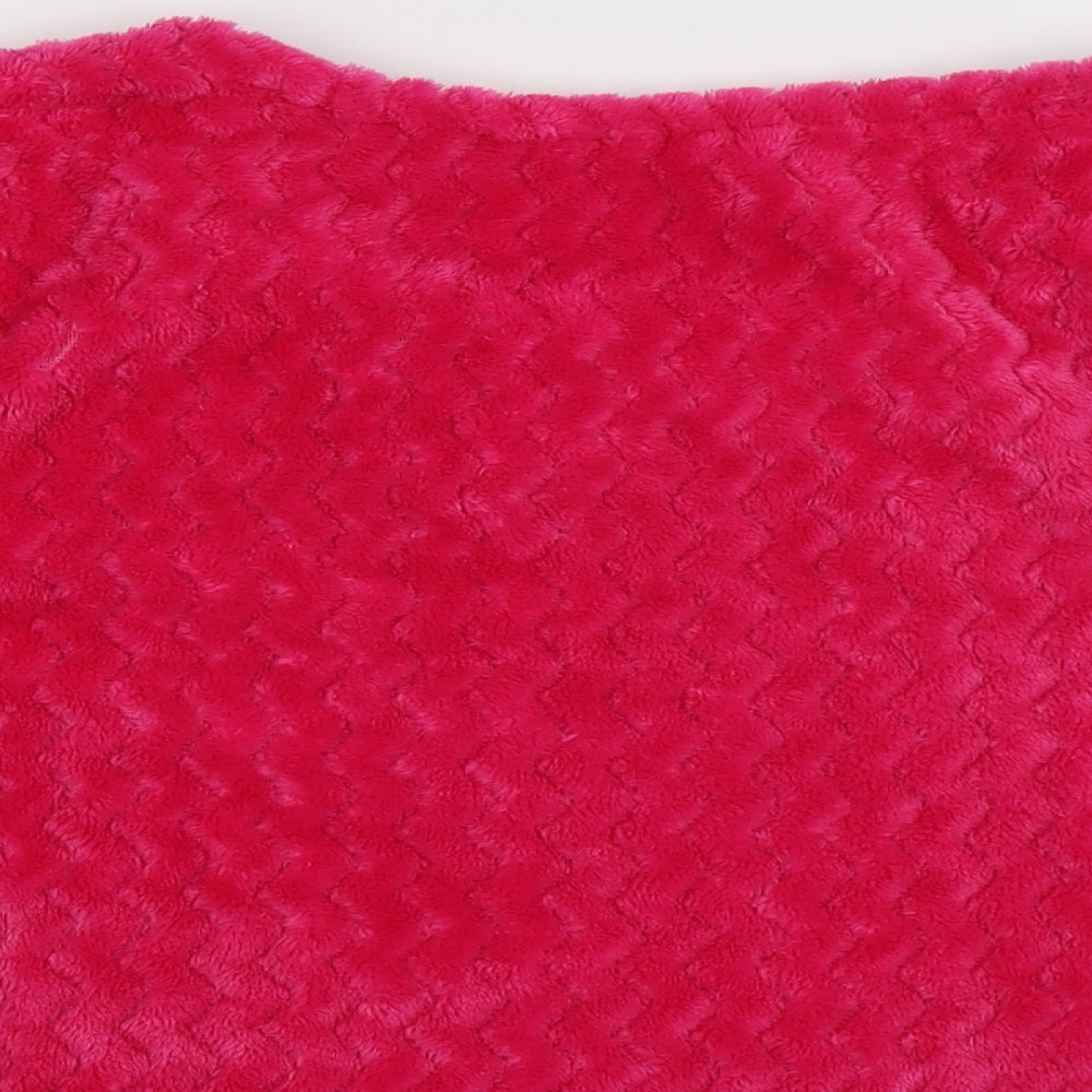 George Womens Pink Striped Velour Top Pyjama Top Size 16