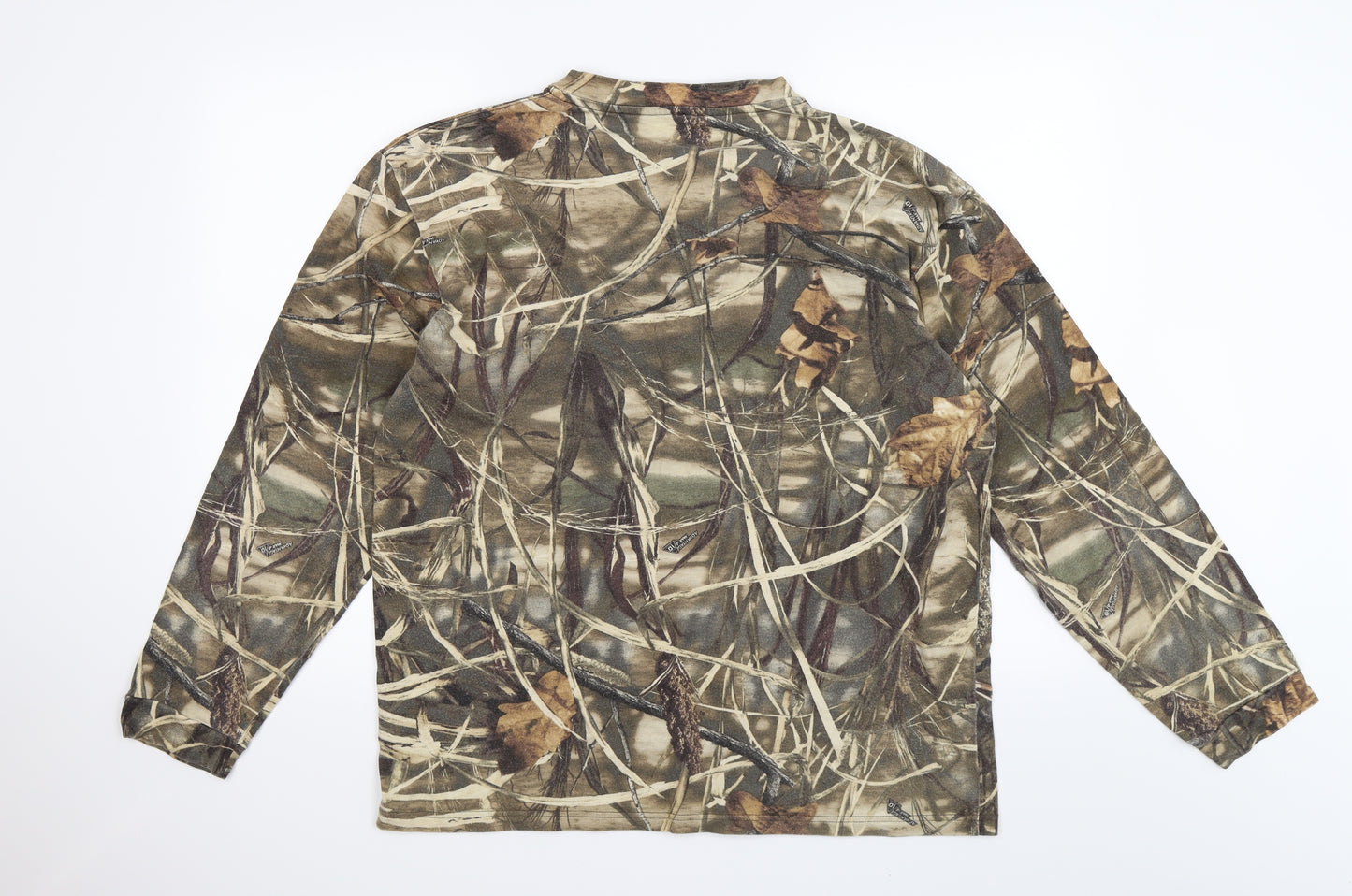 red head Mens Green Camouflage  Pullover Jumper Size L  - woodland