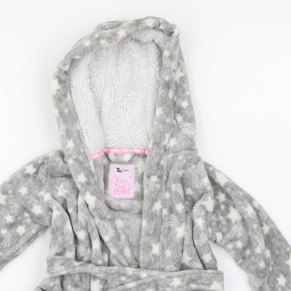 TU Girls Grey Spotted  Top Gown Size 3-4 Years