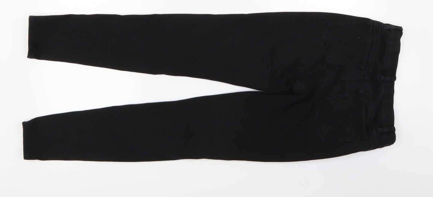 UNI QLO Womens Black   Straight Jeans Size S L27 in