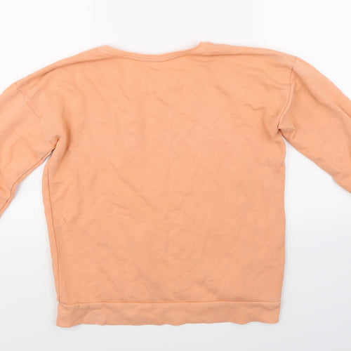 Mango Girls Pink   Pullover Sweatshirt Size 11-12 Years