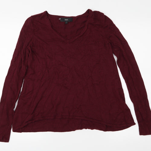 NEXT Womens Purple  Knit Pullover Jumper Size 6
